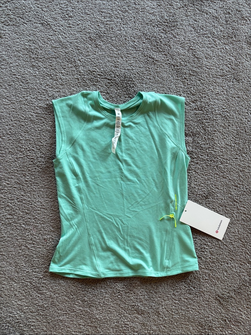 lululemon athletica Mint Green Sleeveless Performance Tank